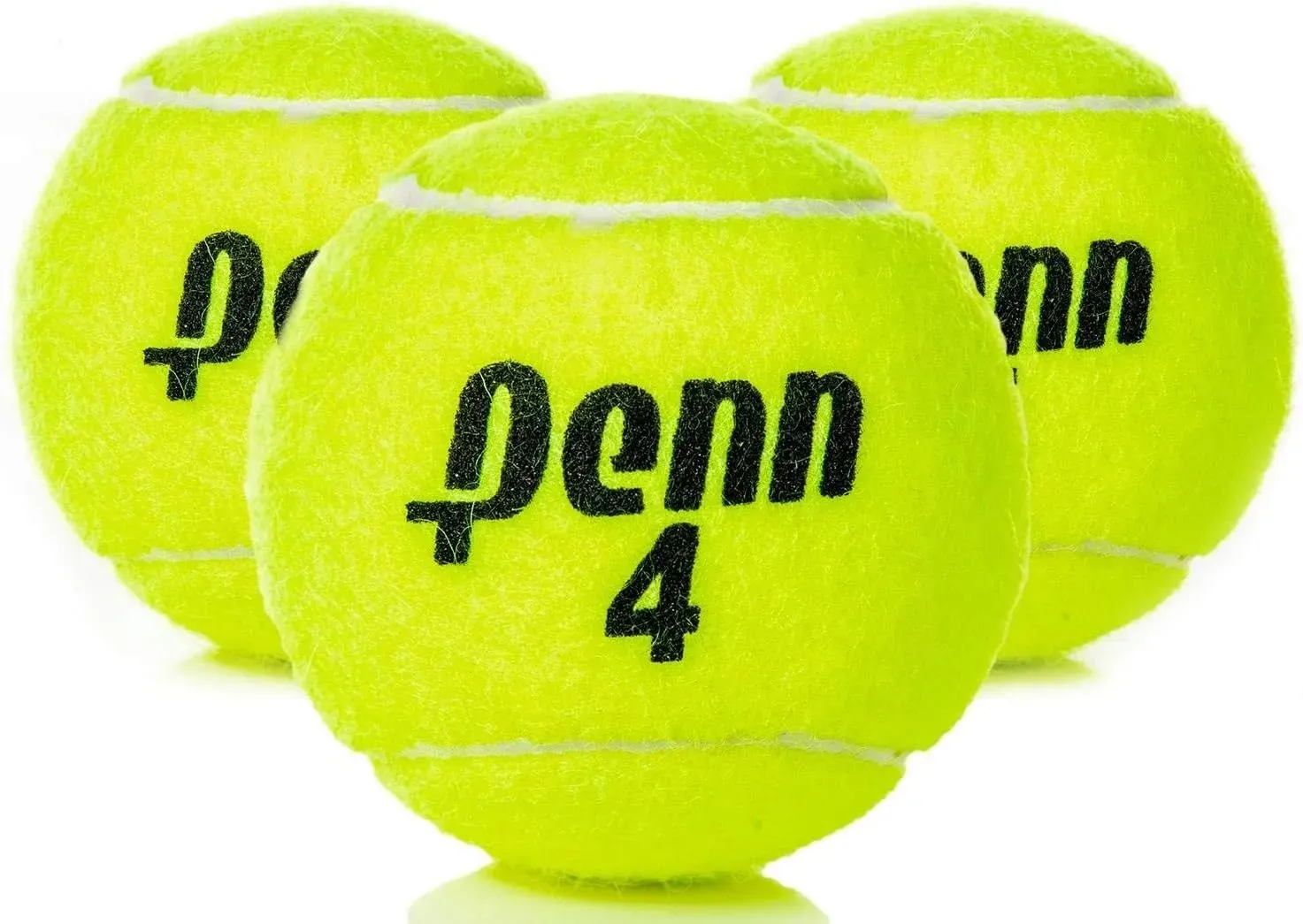 Penn championship yellow tennis balls glow under blacklight