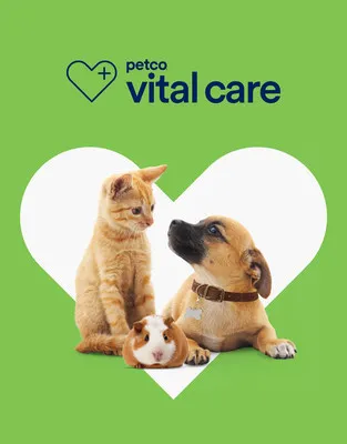 Petco Vital Care program featuring wellness benefits for various pets