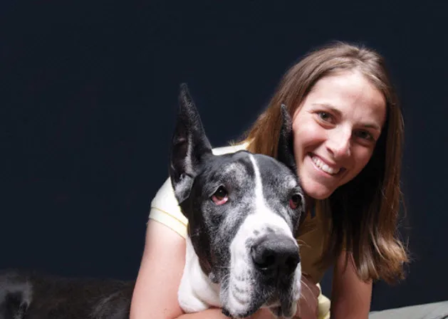 Profile of a Great Dane showing its majestic head and gentle eyes