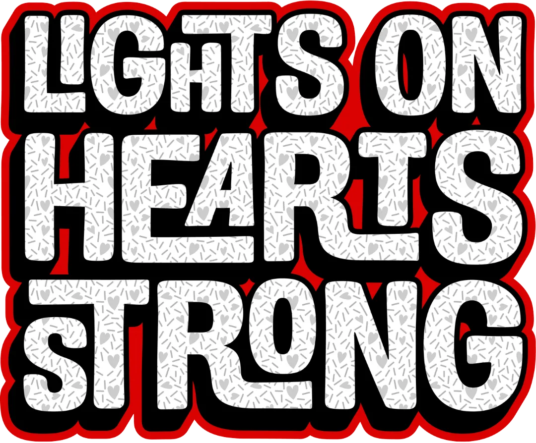 Promotional graphic for Kawasaki Disease Awareness Day campaign Lights On Hearts Strong