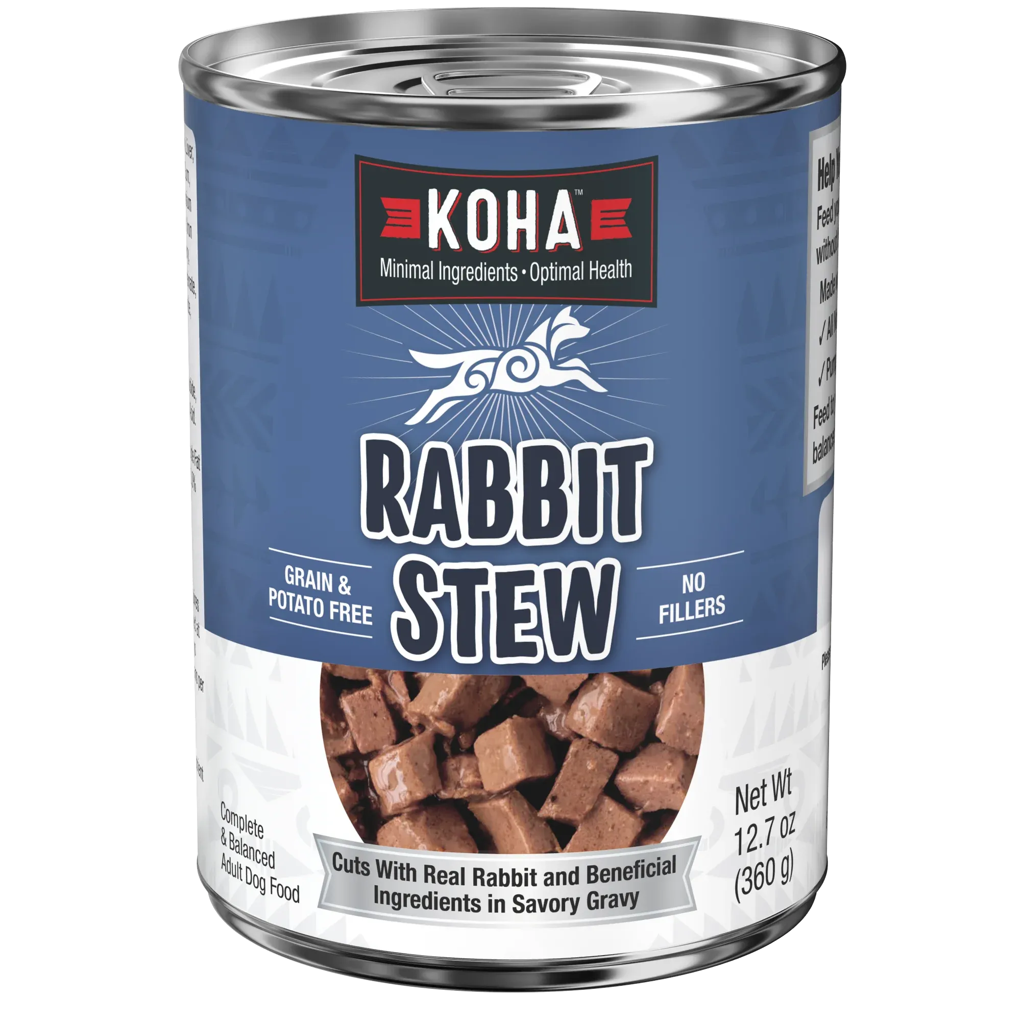 Render of KOHA Rabbit Stew, a novel protein option for cats with IBD