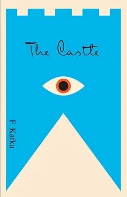 The cover of Franz Kafka's influential novel, "The Castle," featuring a striking design.