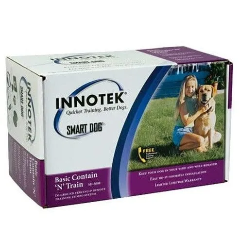 The Innotek Basic Contain 'N' Train system box, showcasing its dual functionality