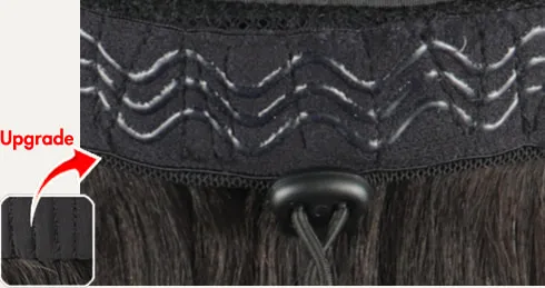 Upgraded silicone wig cap band for grip