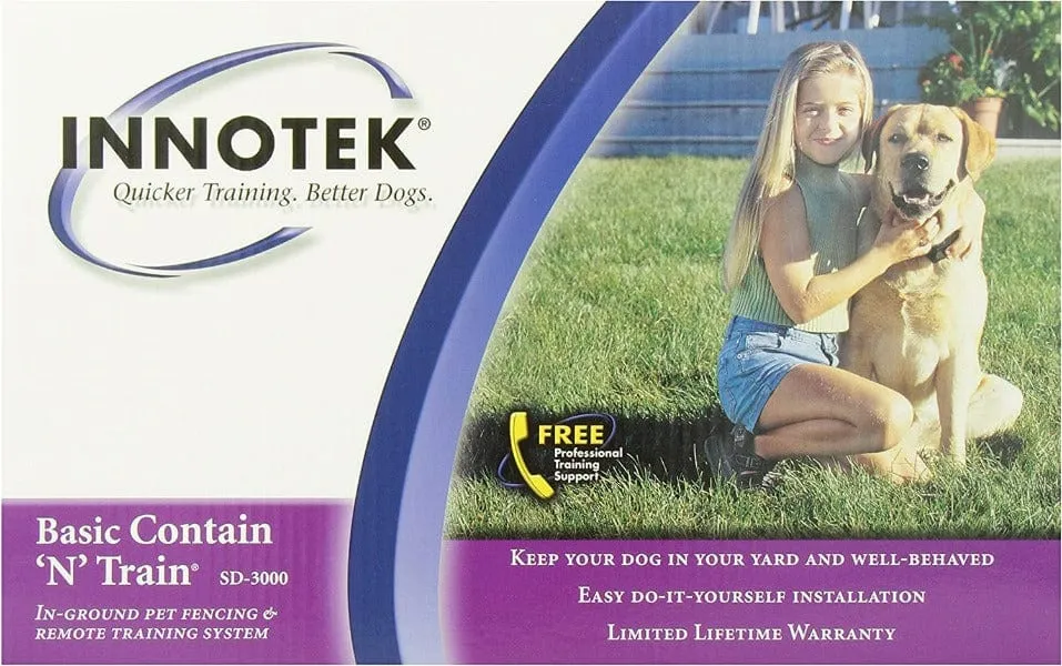 Various components of the Innotek Contain 'N' Train system laid out