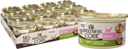 Wellness CORE Kitten Turkey & Chicken Liver Recipe Canned Food