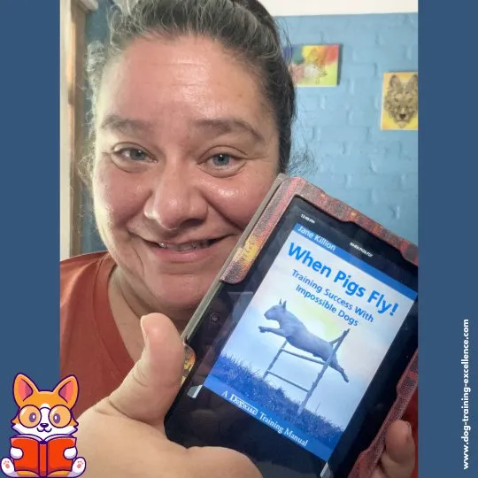 When Pigs Fly book cover, offering practical advice for training challenging or stubborn dogs