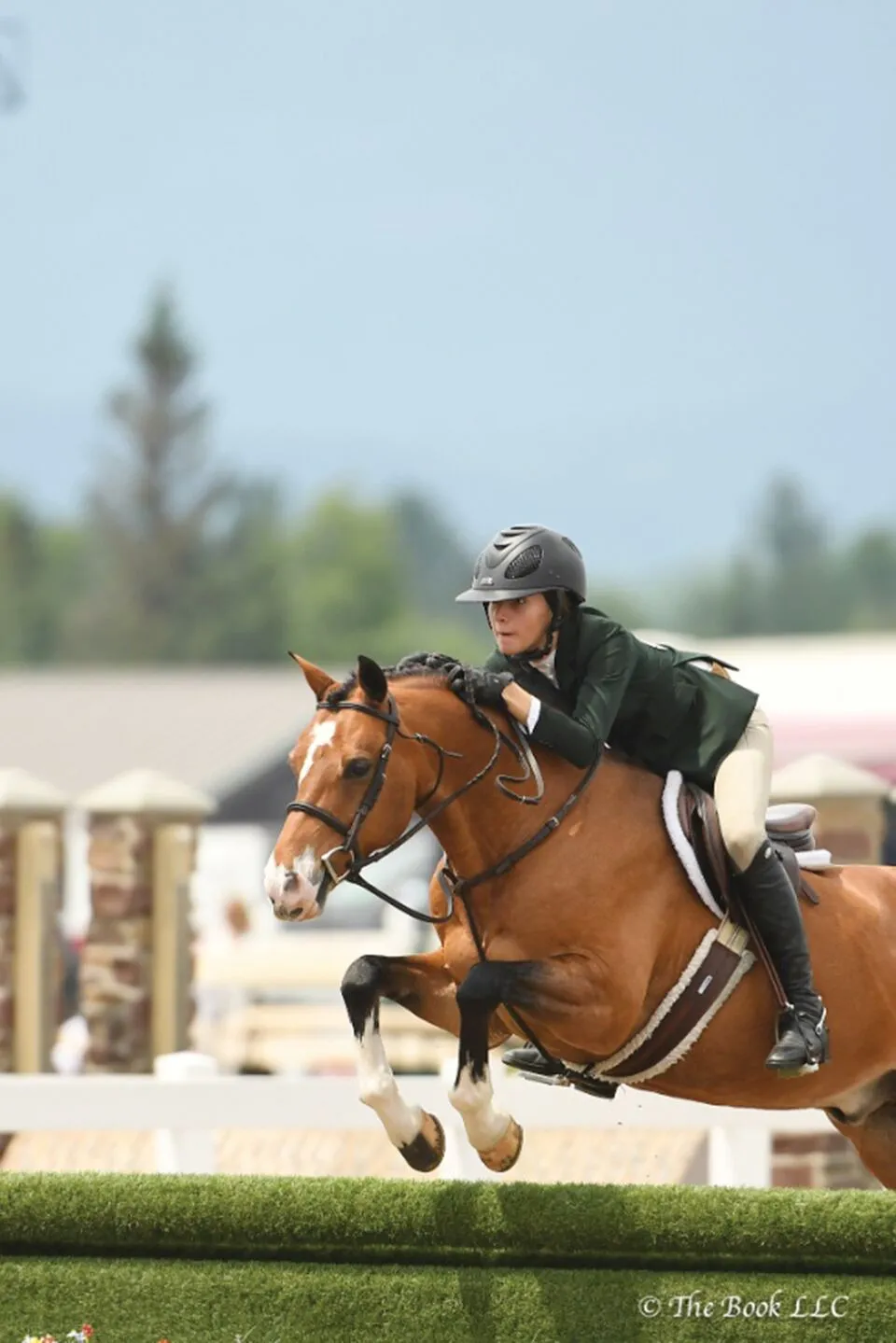 A group of ponies and riders at Little Brook Farms.