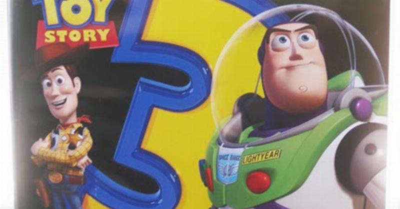 A happy toddler playing on an interactive Toy Story ride on horse resembling Bullseye