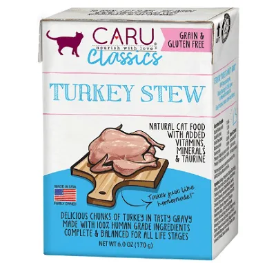 Caru Classics Turkey Stew Grain-Free Wet Cat Food