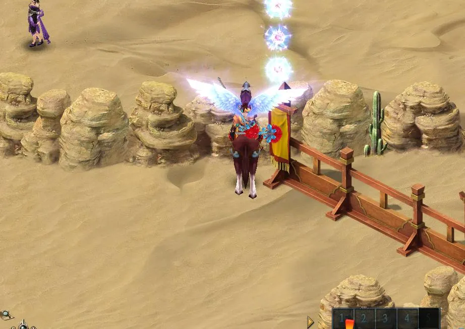 Collecting items during the race