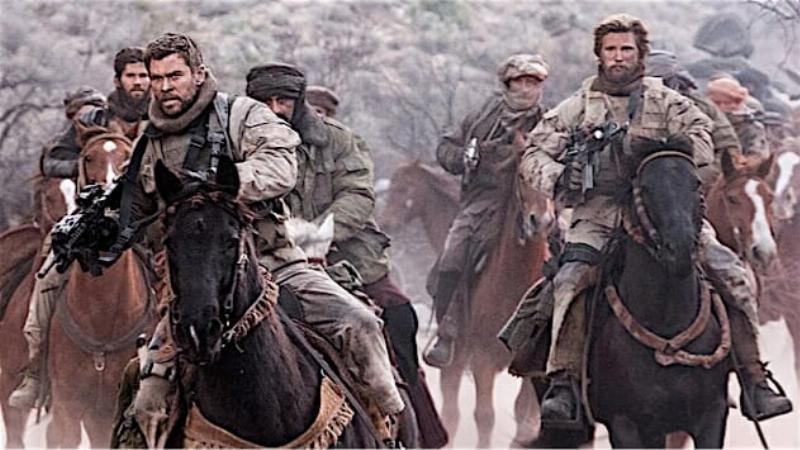 An evocative image representing the 12 Strong the declassified story of the horse soldiers in the mountains of Afghanistan.