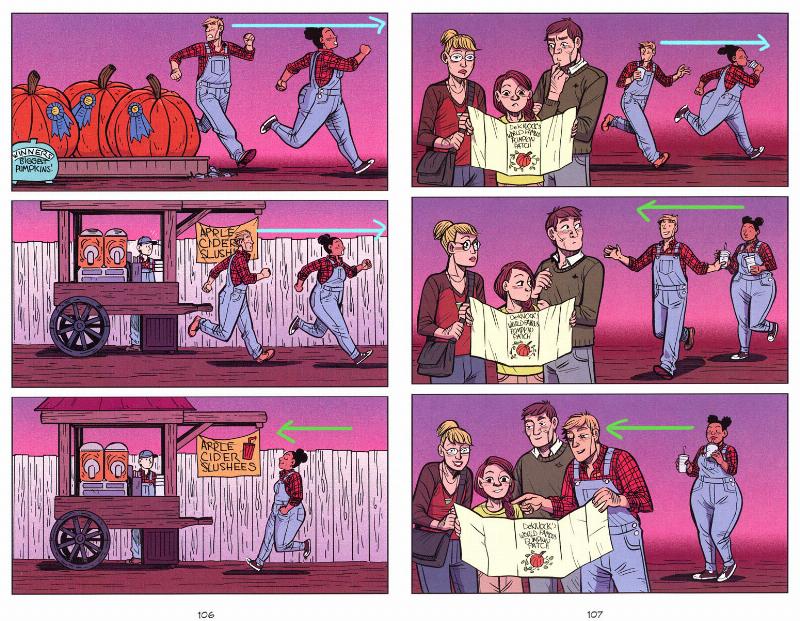 An illustration of Dog Man in a dynamic pose, surrounded by comic book panels showcasing action and humor, capturing the essence of the series.