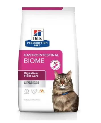 Hill’s Prescription Diet Gastrointestinal Biome with Chicken Dry Cat Food