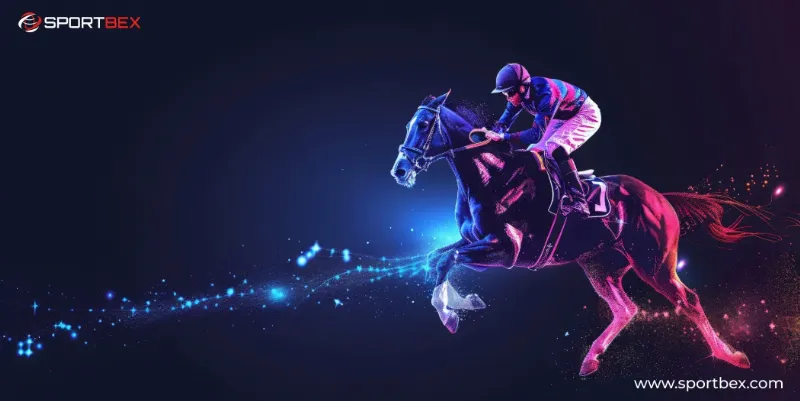 A dynamic dashboard displaying real-time horse racing odds from multiple bookmakers, with graphs showing odds fluctuations and key race information.