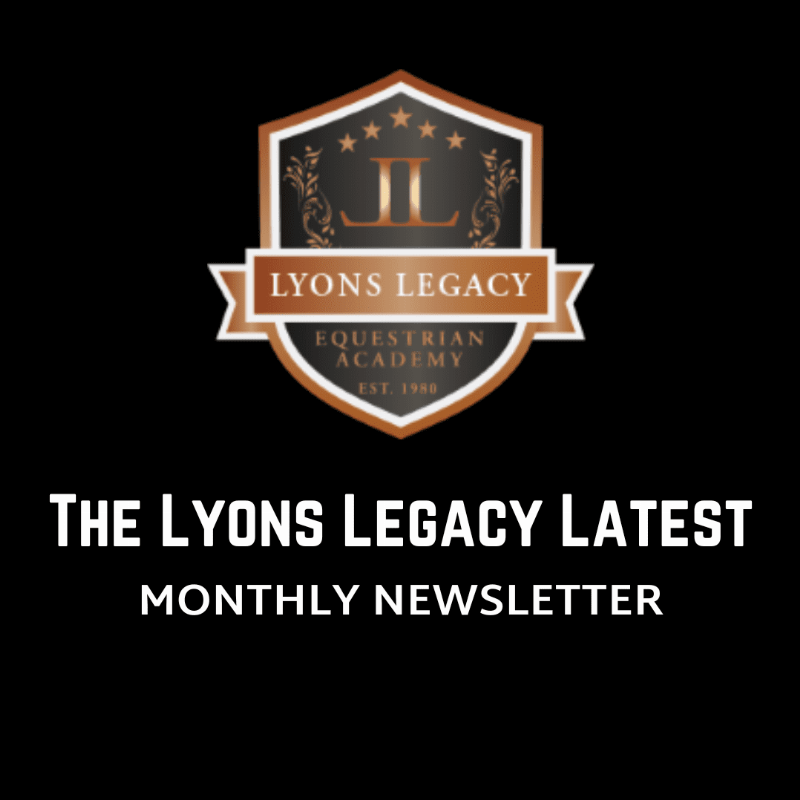 A horse trainer demonstrating a technique to a student in a sunny outdoor arena, reflecting the teaching legacy of John Lyons and his training programs.