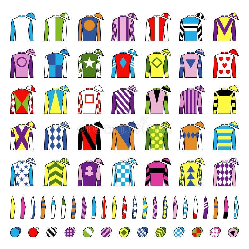 A jockey wearing vibrant red and white silks in horse racing, captured mid-race with a focused expression.