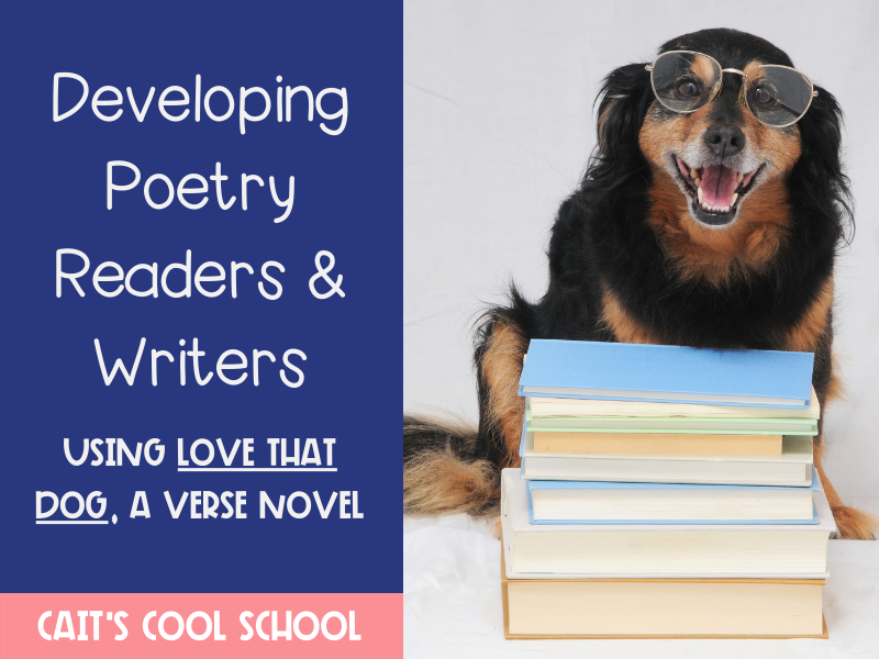 alt-text:Cover of the "Love That Dog" book featuring a young boy and a dog