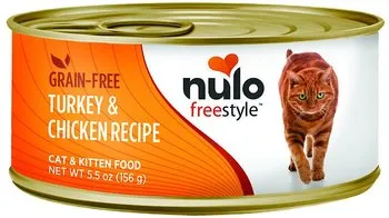 Nulo Freestyle Turkey & Chicken Recipe Grain-Free Canned Cat & Kitten Food