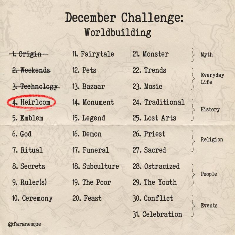 An artistic depiction of the climax of the one-horse shay story, showing the perfectly built carriage collapsing into a cloud of dust.