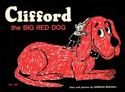 Original cover art for Clifford the Big Red Dog