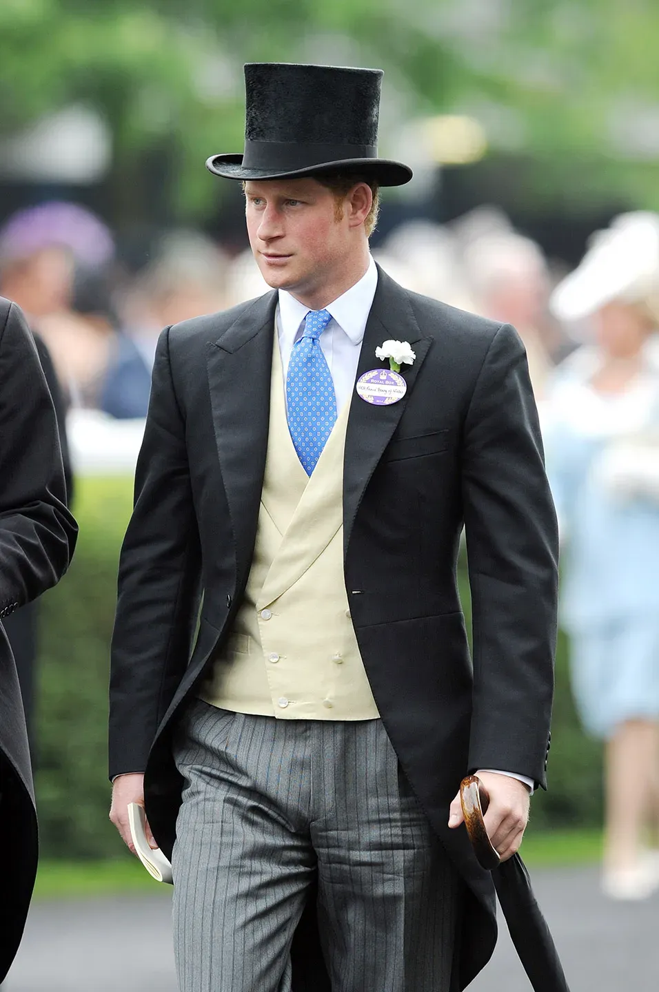 A composite image showing Prince Harry in various outfits, including formal wear with a top hat and more casual attire.