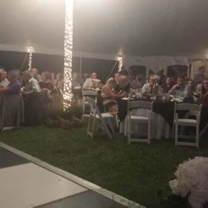 Bride and Groom Smiling